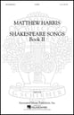 Shakespeare Songs No. 2 SATB Choral Score cover